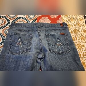 7 for all mankind crop jeans